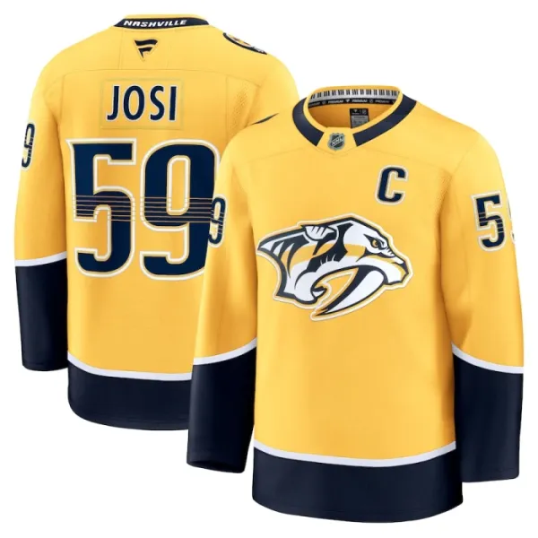 Fanatics Nashville Predators Roman Josi 24/25 Home Premium Trikot - Herren (Gelb) Fanatics Nashville Predators Roman Josi 24/25 Home Premium Trikot - Herren (Gelb)
