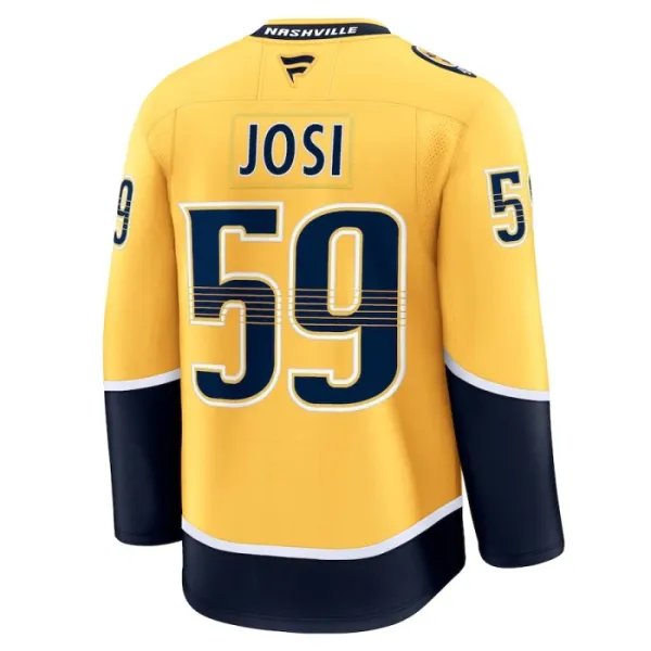 Fanatics Nashville Predators Roman Josi 24/25 Home Premium Trikot - Herren (Gelb)
