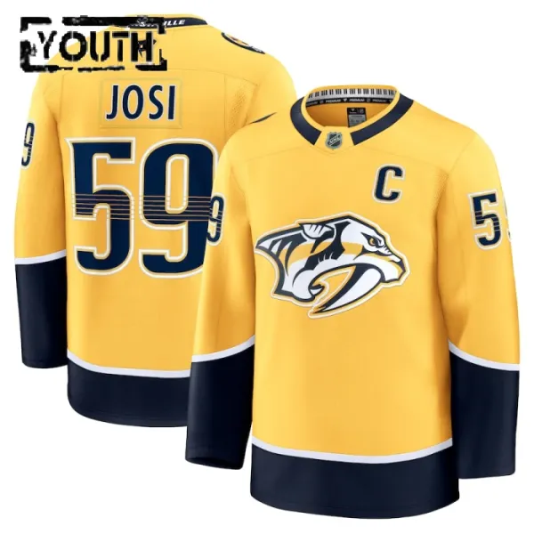 Fanatics Nashville Predators Roman Josi 24/25 Home Premium Trikot - Kinder (Gelb) Fanatics Nashville Predators Roman Josi 24/25 Home Premium Trikot - Kinder (Gelb)