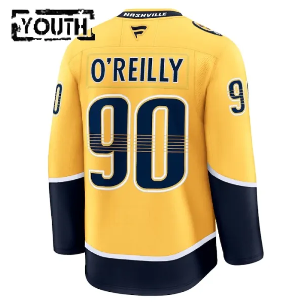 Fanatics Nashville Predators Ryan Oreilly 24/25 Home Premium Trikot - Kinder (Gelb)