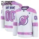 Fanatics New Jersey Devils Hockey Fights Cancer Personalisiert 24/25 Practice Trikot - Kinder (Weiss) Fanatics New Jersey Devils Hockey Fights Cancer Personalisiert 24/25 Practice Trikot - Kinder (Weiss)