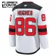 Fanatics New Jersey Devils Jack Hughes 24/25 Away Premium Trikot - Kinder (Weiss)
