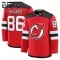 Fanatics New Jersey Devils Jack Hughes 24/25 Home Premium Trikot - Kinder (Rot)