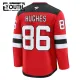 Fanatics New Jersey Devils Jack Hughes 24/25 Home Premium Trikot - Kinder (Rot)