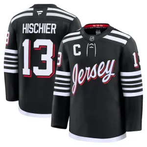 Fanatics New Jersey Devils Nico Hischier 24/25 Alternate Premium Trikot - Herren (Schwarz)