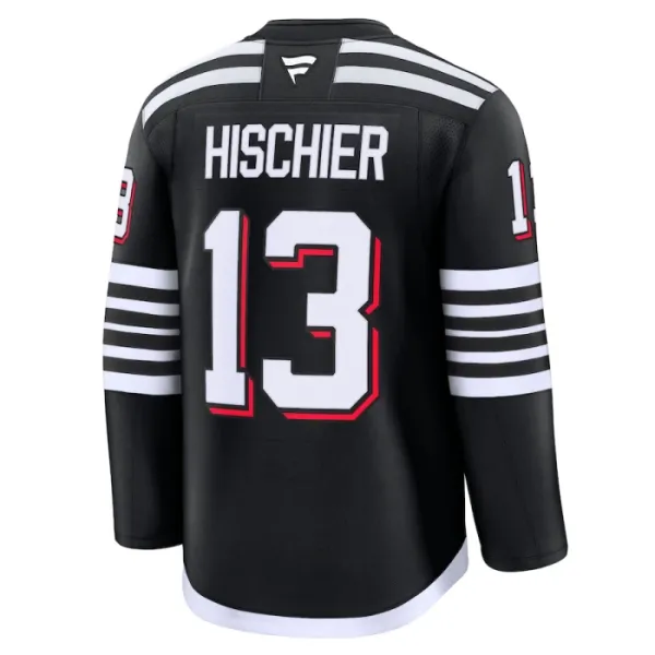 Fanatics New Jersey Devils Nico Hischier 24/25 Alternate Premium Trikot - Herren (Schwarz)