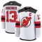 Fanatics New Jersey Devils Nico Hischier 24/25 Away Premium Trikot - Herren (Weiss)