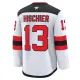 Fanatics New Jersey Devils Nico Hischier 24/25 Away Premium Trikot - Herren (Weiss)