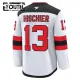 Fanatics New Jersey Devils Nico Hischier 24/25 Away Premium Trikot - Kinder (Weiss)
