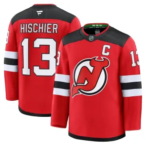 Fanatics New Jersey Devils Nico Hischier 24/25 Home Premium Trikot - Herren (Rot)