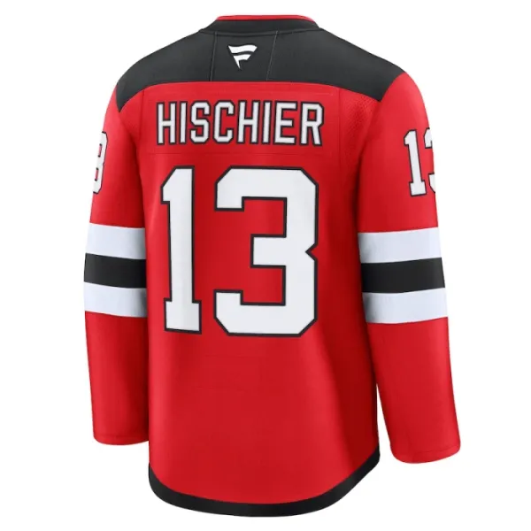 Fanatics New Jersey Devils Nico Hischier 24/25 Home Premium Trikot - Herren (Rot)