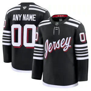 Fanatics New Jersey Devils Personalisiert 24/25 Alternate Premium Trikot - Herren (Schwarz)