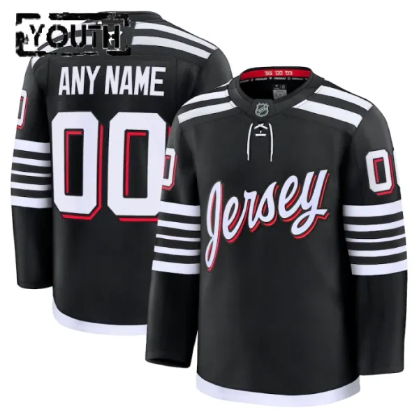 Fanatics New Jersey Devils Personalisiert 24/25 Alternate Premium Trikot - Kinder (Schwarz) Fanatics New Jersey Devils Personalisiert 24/25 Alternate Premium Trikot - Kinder (Schwarz)