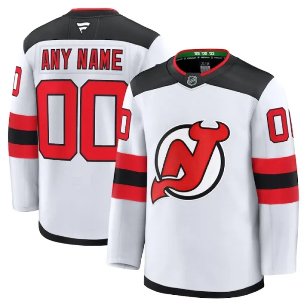 Fanatics New Jersey Devils Personalisiert 24/25 Away Premium Trikot - Herren (Weiss) Fanatics New Jersey Devils Personalisiert 24/25 Away Premium Trikot - Herren (Weiss)