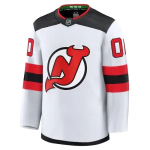 Fanatics New Jersey Devils Personalisiert 24/25 Away Premium Trikot - Herren (Weiss)