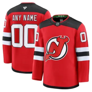 Fanatics New Jersey Devils Personalisiert 24/25 Home Premium Trikot - Herren (Rot)