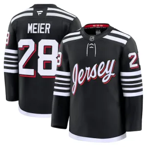 Fanatics New Jersey Devils Timo Meier 24/25 Alternate Premium Trikot - Herren (Schwarz)