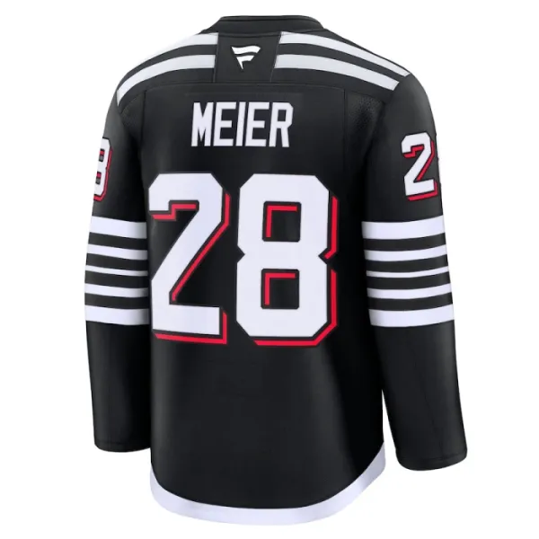 Fanatics New Jersey Devils Timo Meier 24/25 Alternate Premium Trikot - Herren (Schwarz)