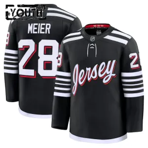 Fanatics New Jersey Devils Timo Meier 24/25 Alternate Premium Trikot - Kinder (Schwarz)