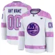 Fanatics New York Islanders Hockey Fights Cancer Personalisiert 24/25 Practice Trikot - Herren (Weiss) Fanatics New York Islanders Hockey Fights Cancer Personalisiert 24/25 Practice Trikot - Herren (Weiss)