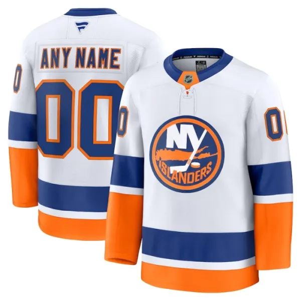 Fanatics New York Islanders Personalisiert 24/25 Away Premium Trikot - Herren (Weiss) Fanatics New York Islanders Personalisiert 24/25 Away Premium Trikot - Herren (Weiss)