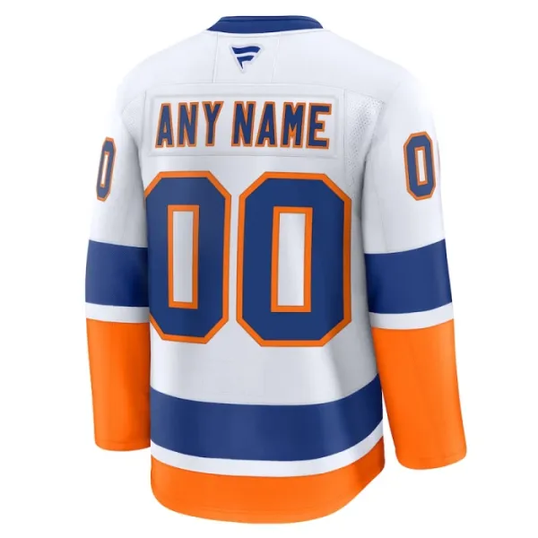 Fanatics New York Islanders Personalisiert 24/25 Away Premium Trikot - Herren (Weiss)