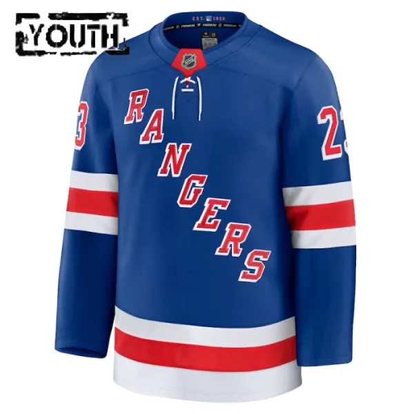 Fanatics New York Rangers Adam Fox 24/25 Home Premium Trikot - Kinder (Blau)
