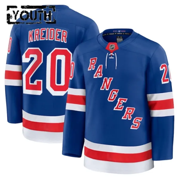 Fanatics New York Rangers Chris Kreider 24/25 Home Premium Trikot - Kinder (Blau) Fanatics New York Rangers Chris Kreider 24/25 Home Premium Trikot - Kinder (Blau)