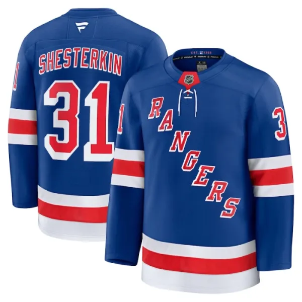Fanatics New York Rangers Igor Shesterkin 24/25 Home Premium Trikot - Herren (Blau) Fanatics New York Rangers Igor Shesterkin 24/25 Home Premium Trikot - Herren (Blau)