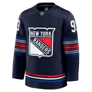 Fanatics New York Rangers Mika Zibanejad 24/25 Alternate Premium Trikot - Herren (Navy)