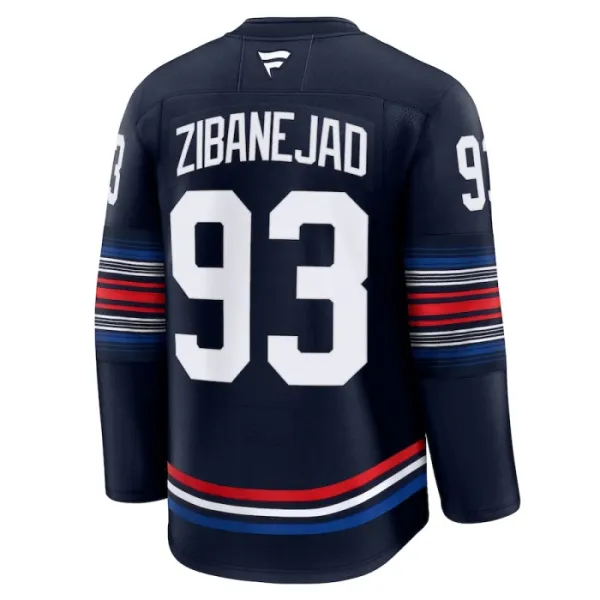 Fanatics New York Rangers Mika Zibanejad 24/25 Alternate Premium Trikot - Herren (Navy)