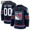 Fanatics New York Rangers Personalisiert 24/25 Alternate Premium Trikot - Kinder (Navy)