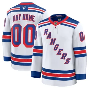 Fanatics New York Rangers Personalisiert 24/25 Away Premium Trikot - Herren (Weiss) Fanatics New York Rangers Personalisiert 24/25 Away Premium Trikot - Herren (Weiss)