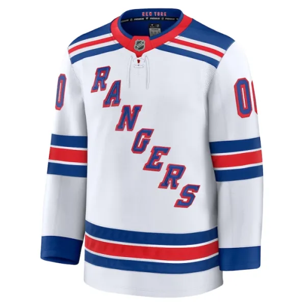 Fanatics New York Rangers Personalisiert 24/25 Away Premium Trikot - Herren (Weiss)