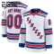 Fanatics New York Rangers Personalisiert 24/25 Away Premium Trikot - Kinder (Weiss)