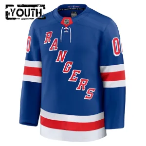 Fanatics New York Rangers Personalisiert 24/25 Home Premium Trikot - Kinder (Blau)