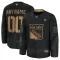 Fanatics New York Rangers Personalisiert 24/25 Military Appreciation Practice Trikot - Herren (Schwarz)