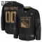 Fanatics New York Rangers Personalisiert 24/25 Military Appreciation Practice Trikot - Kinder (Schwarz)