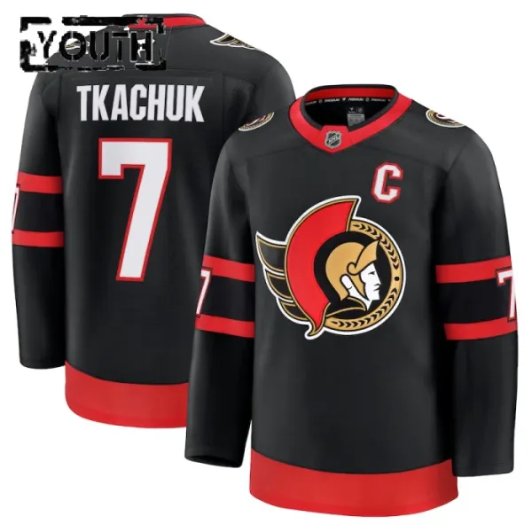 Fanatics Ottawa Senators Brady Tkachuk 24/25 Home Premium Trikot - Kinder (Schwarz) Fanatics Ottawa Senators Brady Tkachuk 24/25 Home Premium Trikot - Kinder (Schwarz)