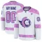 Fanatics Ottawa Senators Hockey Fights Cancer Personalisiert 24/25 Practice Trikot - Herren (Weiss)