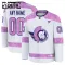 Fanatics Ottawa Senators Hockey Fights Cancer Personalisiert 24/25 Practice Trikot - Kinder (Weiss)