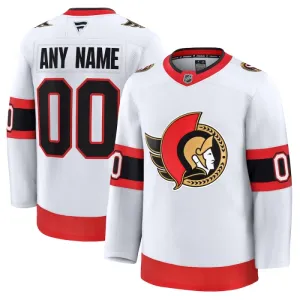Fanatics Ottawa Senators Personalisiert 24/25 Away Premium Trikot - Herren (Weiss)