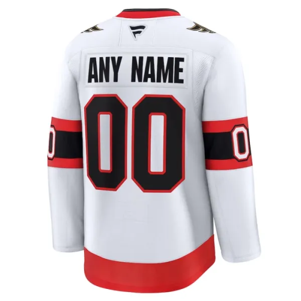 Fanatics Ottawa Senators Personalisiert 24/25 Away Premium Trikot - Herren (Weiss)