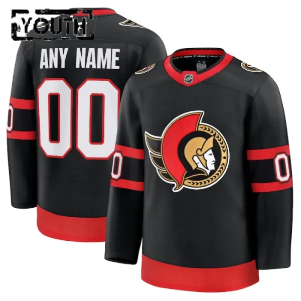 Fanatics Ottawa Senators Personalisiert 24/25 Home Premium Trikot - Kinder (Schwarz) Fanatics Ottawa Senators Personalisiert 24/25 Home Premium Trikot - Kinder (Schwarz)