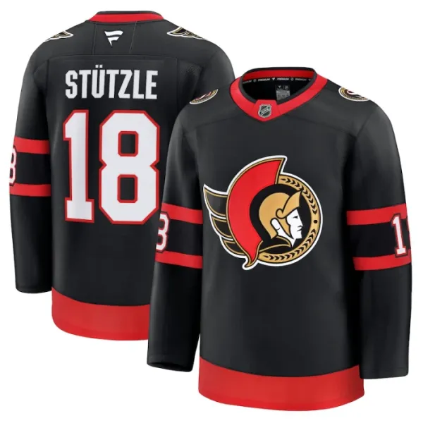 Fanatics Ottawa Senators Tim Stutzle 24/25 Home Premium Trikot - Herren (Schwarz) Fanatics Ottawa Senators Tim Stutzle 24/25 Home Premium Trikot - Herren (Schwarz)