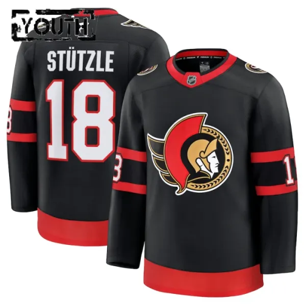 Fanatics Ottawa Senators Tim Stutzle 24/25 Home Premium Trikot - Kinder (Schwarz) Fanatics Ottawa Senators Tim Stutzle 24/25 Home Premium Trikot - Kinder (Schwarz)