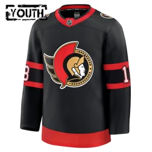 Fanatics Ottawa Senators Tim Stutzle 24/25 Home Premium Trikot - Kinder (Schwarz)