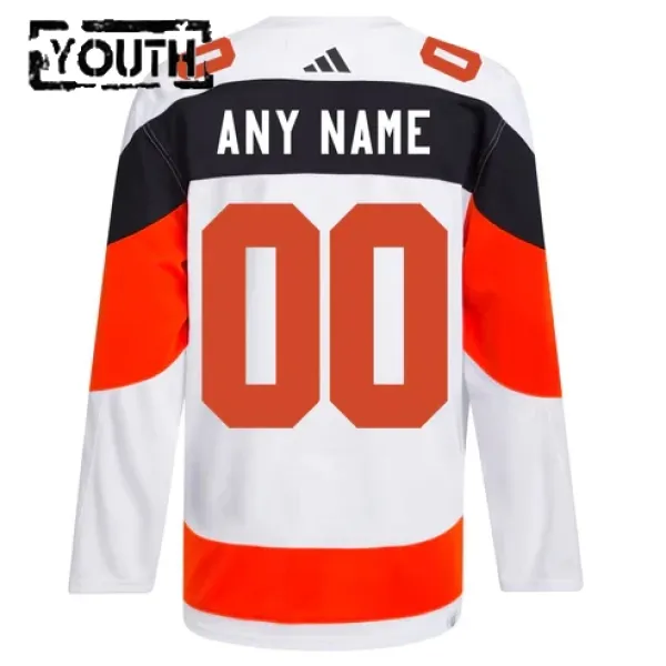 Adidas Philadelphia Flyers Personalisiert 2024 Premium Stadium Series Trikot - Kinder (Weiss) Adidas Philadelphia Flyers Personalisiert 2024 Premium Stadium Series Trikot - Kinder (Weiss)
