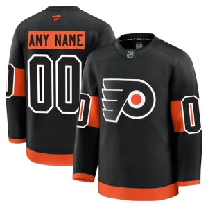 Fanatics Philadelphia Flyers Personalisiert 24/25 Alternate Premium Trikot - Herren (Schwarz)