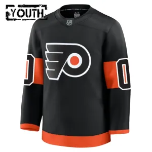 Fanatics Philadelphia Flyers Personalisiert 24/25 Alternate Premium Trikot - Kinder (Schwarz)